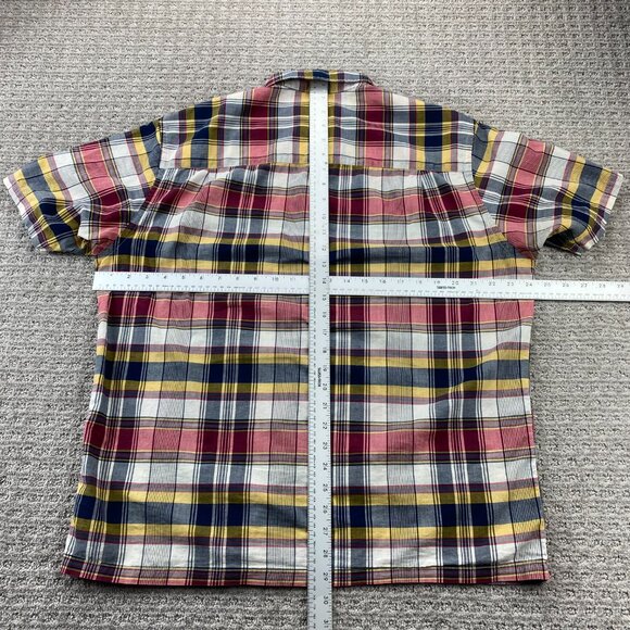 Pendleton Shirt Men Large L Plaid Multicolor Button Up Polo Short Sleeve Casual - Picture 5 of 7